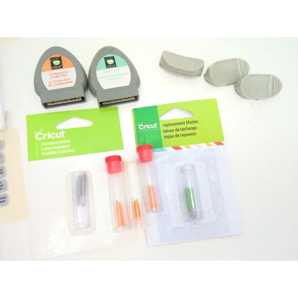 Cricut Provo Craft Cartridge Lot Beach Team Spirit Jasmine Font Flower Blades